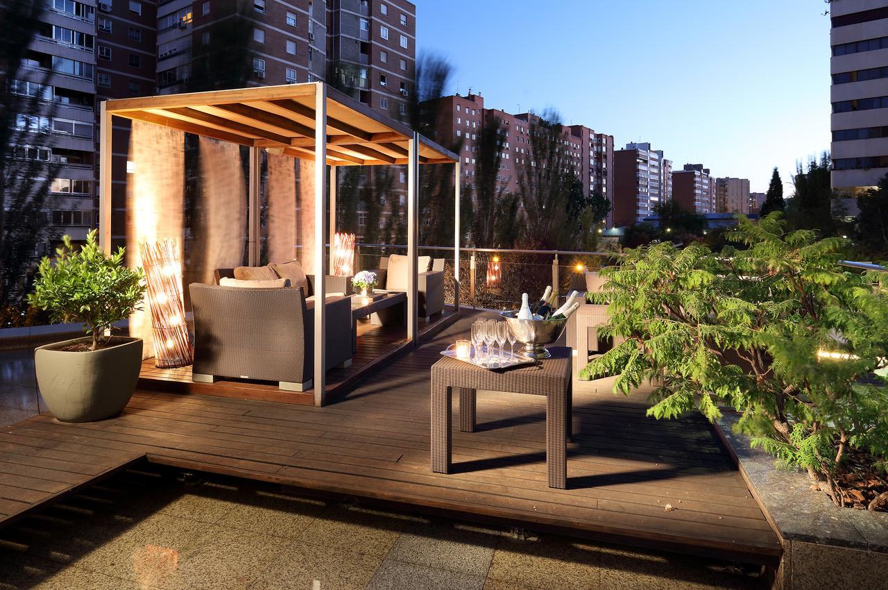 Eurostars Suites Mirasierra Мадрид Екстериор снимка The Sky Bar